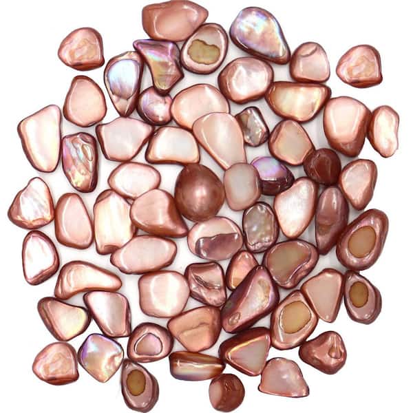 Brown Crushed Shell Mother-of-Pearl 0. 5in Filler 2 lb.