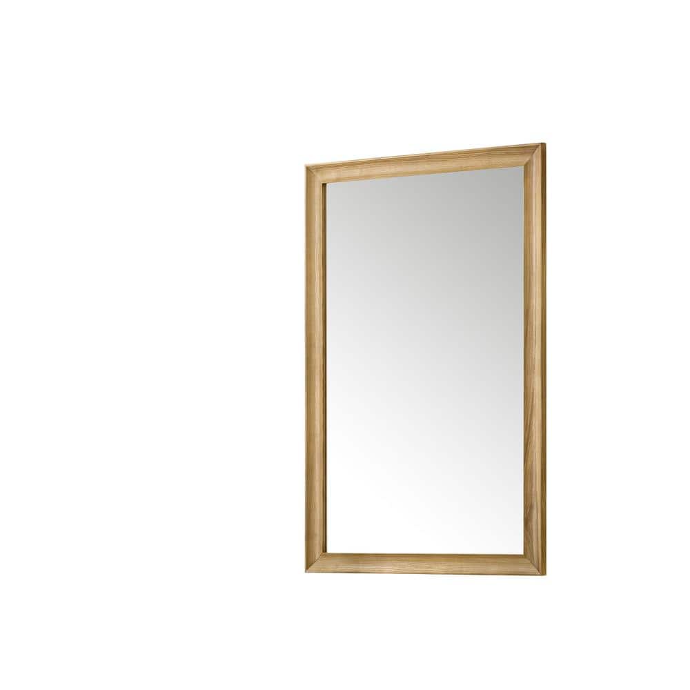Glenbrooke 26" x 40" Natural Walnut Wood Vanity Mirror