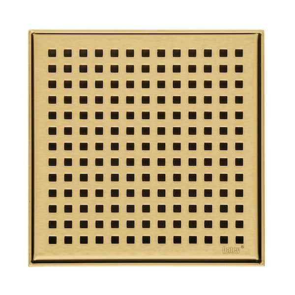 Oatey Designline 6 in. x 6 in. Stainless Steel Square Shower Drain with  Square Pattern Drain Cover DSS2060R2 - The Home Depot