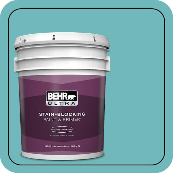 BEHR ULTRA 5 gal. #510D-5 Surfer Extra Durable Eggshell Enamel Interior Paint & Primer