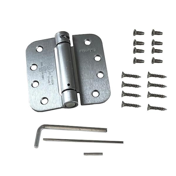 4 in. x 4 in. Full Mortise Adjustable Spring Hinge 4 in. x 4 in. Full Mortise Adjustable Spring Hinge