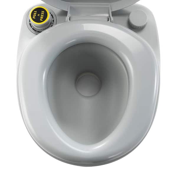 20 Gravity Flush Toilet RV Camper Foot Pedal Home Caravan Travel Camping USA - Foto 8