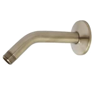 5-1/2 in. Brass Shower Arm in Brushed Nickel