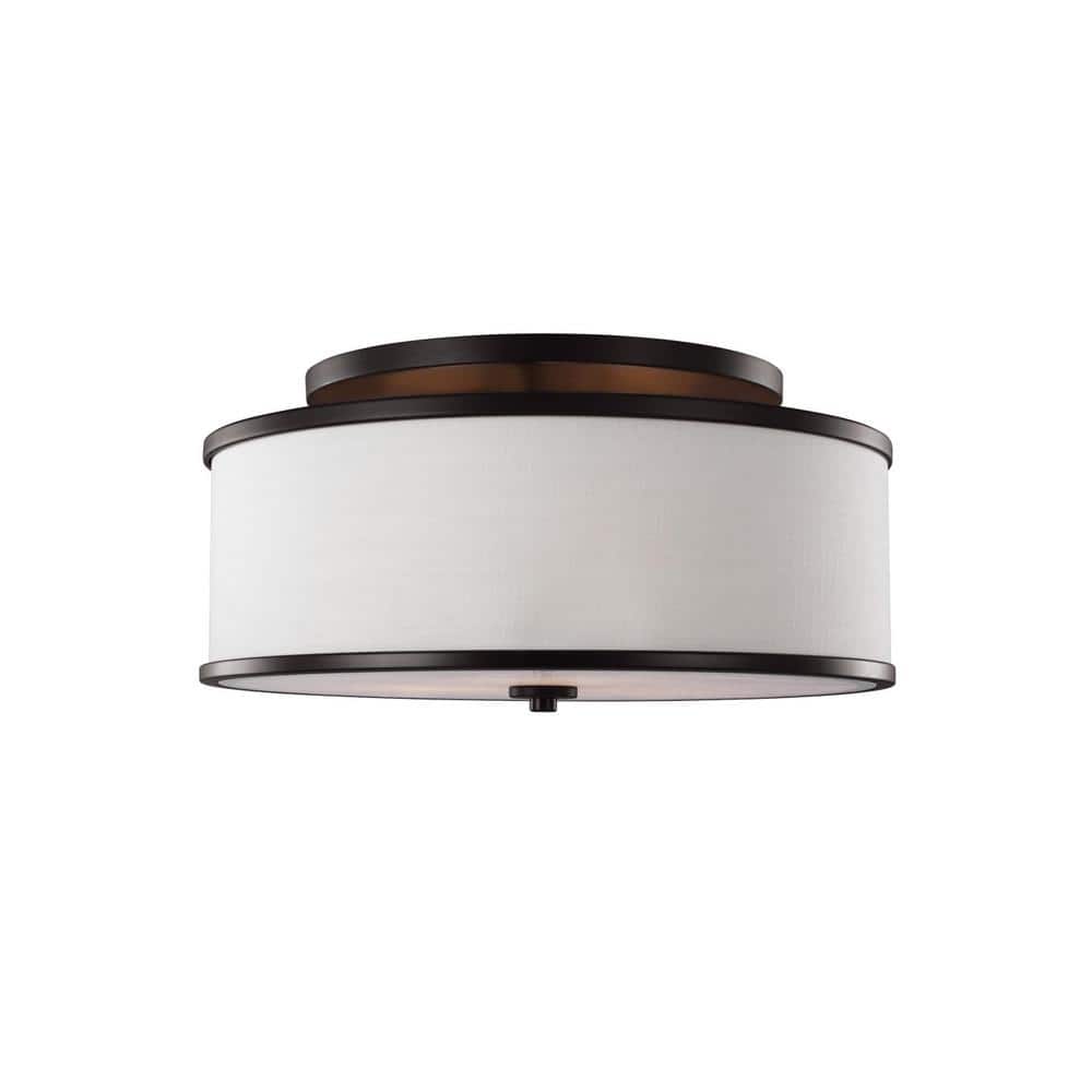Lennon 3-Light Oil Rubbed Bronze Semi-Flush Mount price history on PriceWatchPro