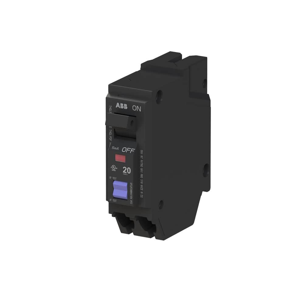 20 Amp Single-Pole Dual Function Arc Fault/GFCI Plug-On Neutral Circuit Bre
