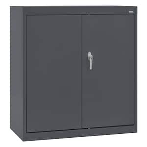 Classic Series ( 36 in. W x 36 in. H x 18 in. D ) Steel Counter Height Freestanding Cabinet in Charcoal
