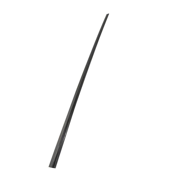Brushed Onyx 18 in. PVC J Trim Backsplash Accessory