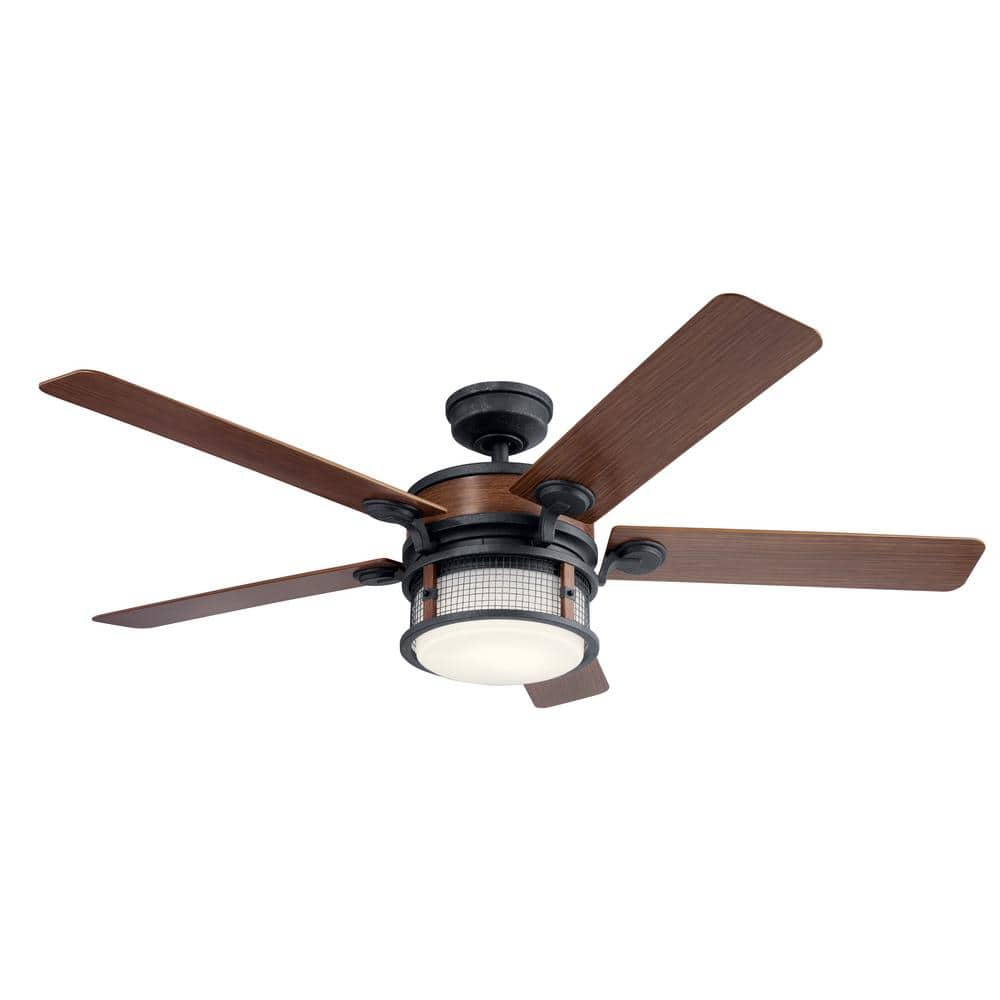 Westinghouse Lighting Ceiling Fan and Light Remote Control, Backlit Display  Panel, Black Finish