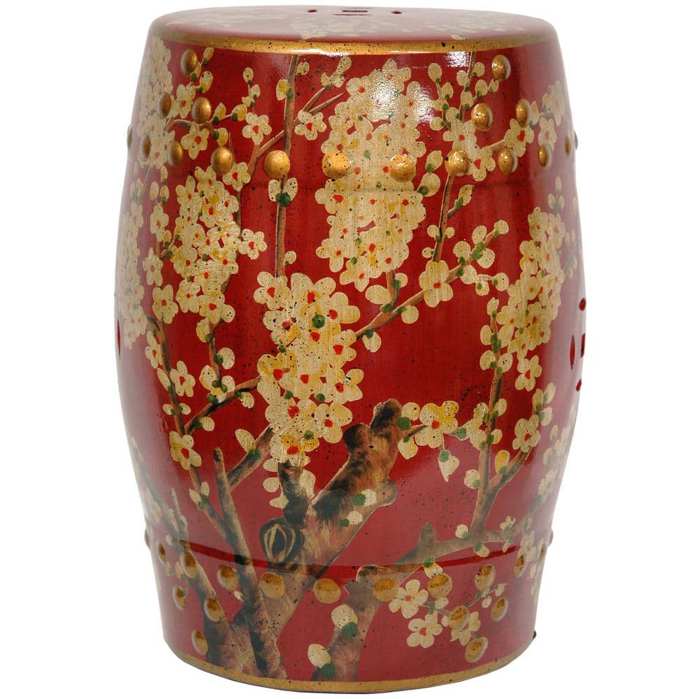 17.5 in. x 13 in. Sakura Blossom Garden Stool price history on PriceWatchPro