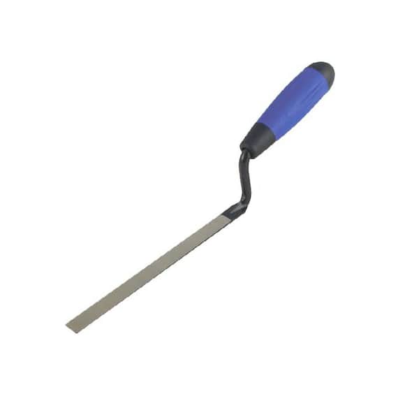 Bon Tool 7 in. x 1/4 in. Square End Flexible Carbon Steel Caulking/Tuck Pointer Trowel - Comfort Grip Handle
