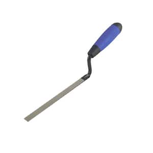 7 in. x 1/2 in. Square End Flexible Carbon Steel Caulking/Tuck Pointer Trowel - Comfort Grip Handle
