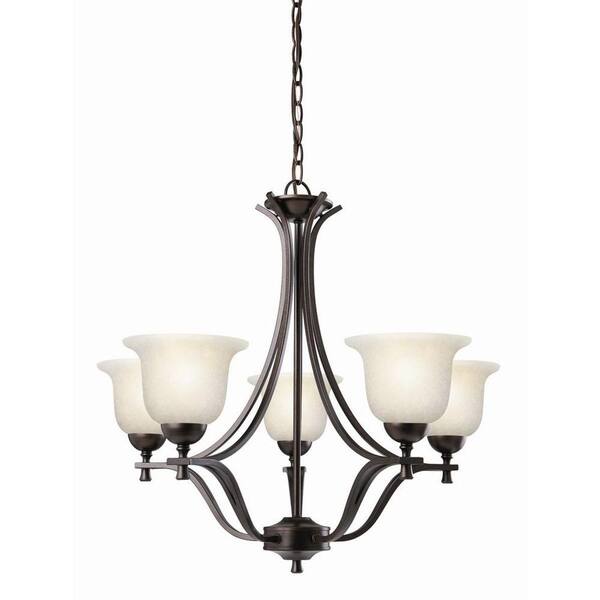 Design House Ironwood 5-Light Brushed Bronze Chandelier