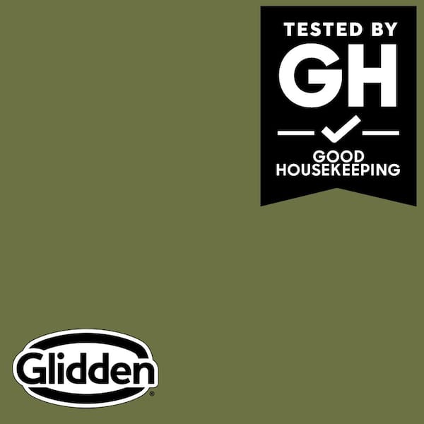 Glidden Premium 1 qt. PPG1122-7 Oakmoss Eggshell Interior Paint