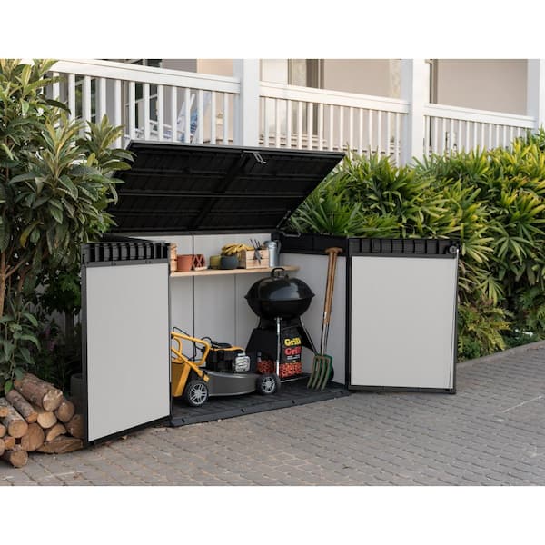 Keter Premier Jumbo 43 in. W x 75 in. D x 52 in. H Horizontal Grey