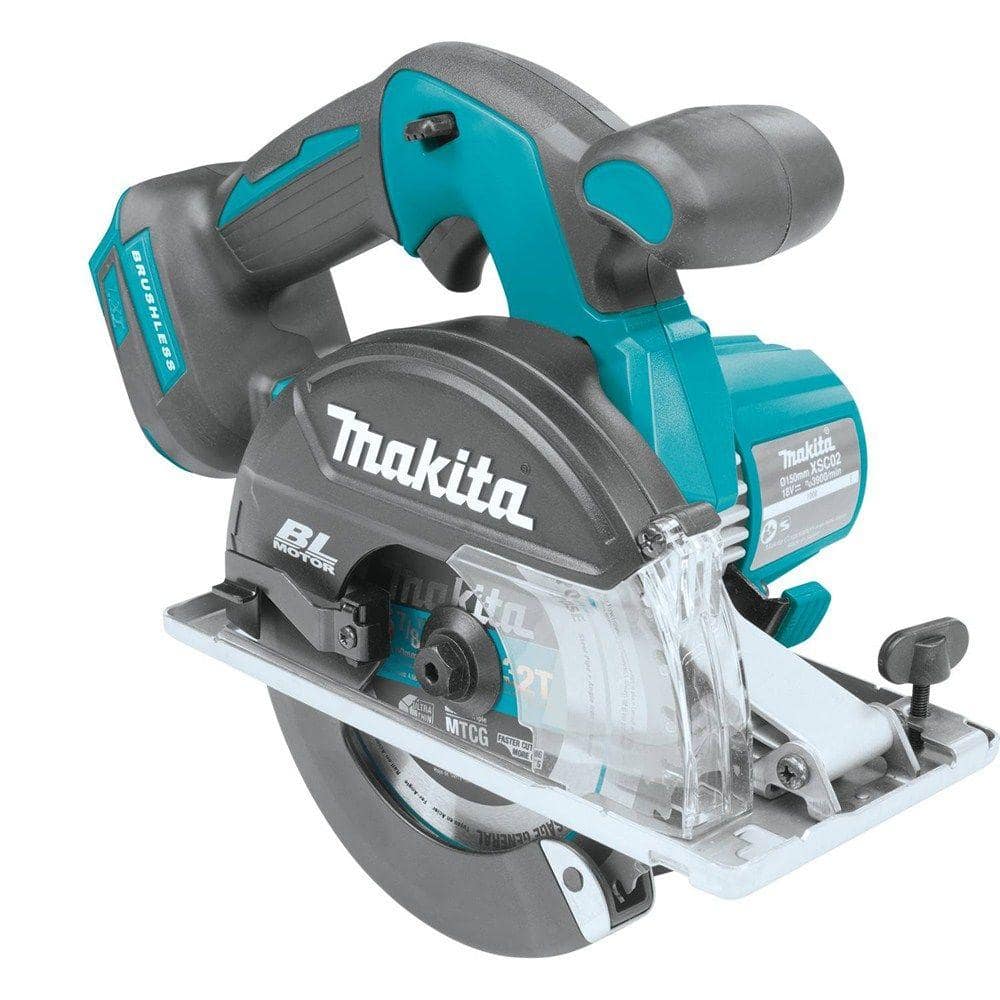 Citroen Ten einde raad composiet Makita 18V LXT Lithium-Ion Brushless 5-7/8 in. Cordless Metal Cutting Saw  (Tool-Only) XSC02Z - The Home Depot