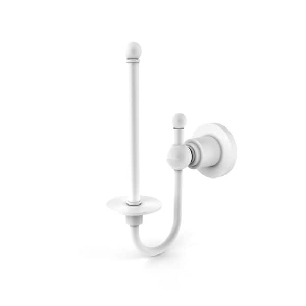 Allied Brass Astor Place Collection Wall Mounted Toilet Paper Holder in Matte White