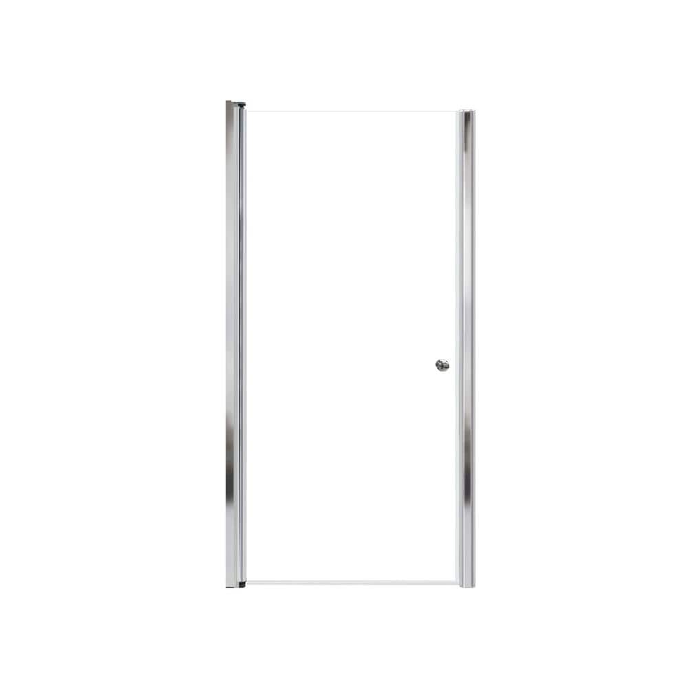 Lyna 33 in. W x 70 in. H Pivot Frameless Shower Door in Polished Chrome with Clear Glass price history on PriceWatchPro