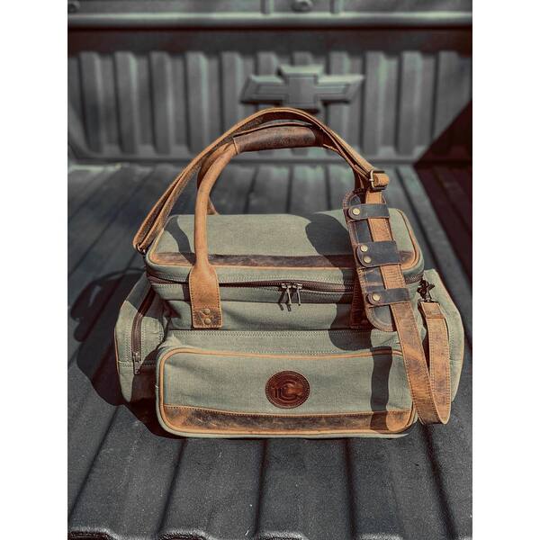 Canvas Zippered Field/Range Bag with Shoulder Strap CT10001