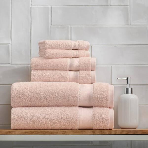 StyleWell 6-Piece Hygrocotton Towel Set in White