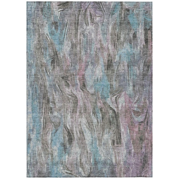 Chantille Machine Washable Indoor/Outdoor Abstract ACN2269 Taupe 9 ft. x 12 ft. Area Rug