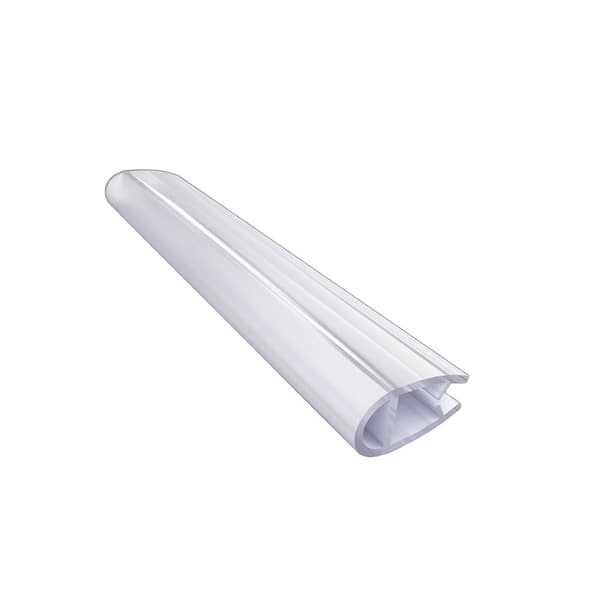DreamLine 71 in. L Clear Bumper Seal for 3/8 in. Glass Shower Door