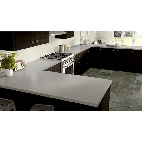 4 ft. x 8 ft. Laminate Sheet in Luna Frost with HD Mirage Finish