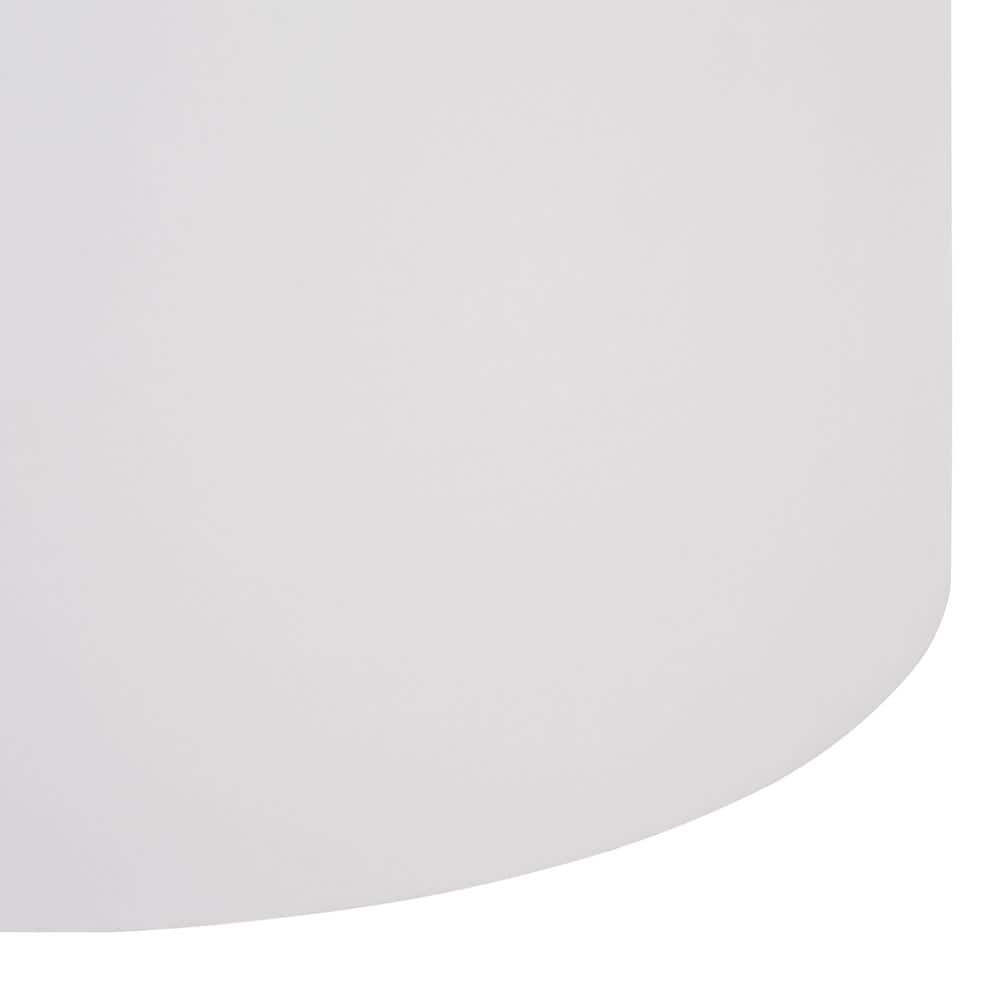 White Rock Crystal and Gold Metal Round Drink Table