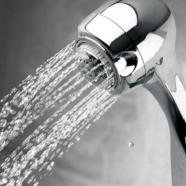 Earth Spa 3-Spray with 1.75 GPM 2.7-in. Wall Mount Handheld Shower Head in Chrome, (1-Pack)