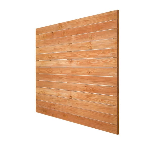 Outdoor Essentials 2-ft H x 6-ft W 2-Pack Cedar-Tone Pressure Treated Pine Wood Fence Panel Outdoor Essentials 2-ft H x 6-ft W 2-Pack Cedar-Tone Pressure Treated Pine Wood Fence Panel
