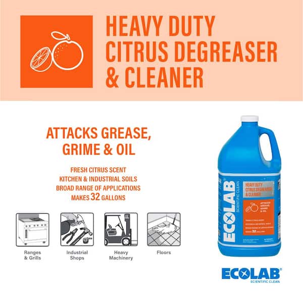 Commercial Heavy Duty Degreaser, Citrus, Gallon
