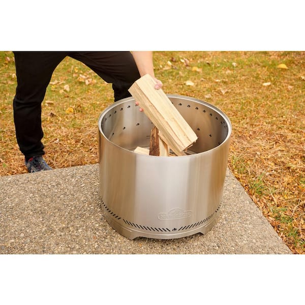 NAPOLEON Timberwolf 18 in. Smokeless Fire Pit in Stainless Steel
