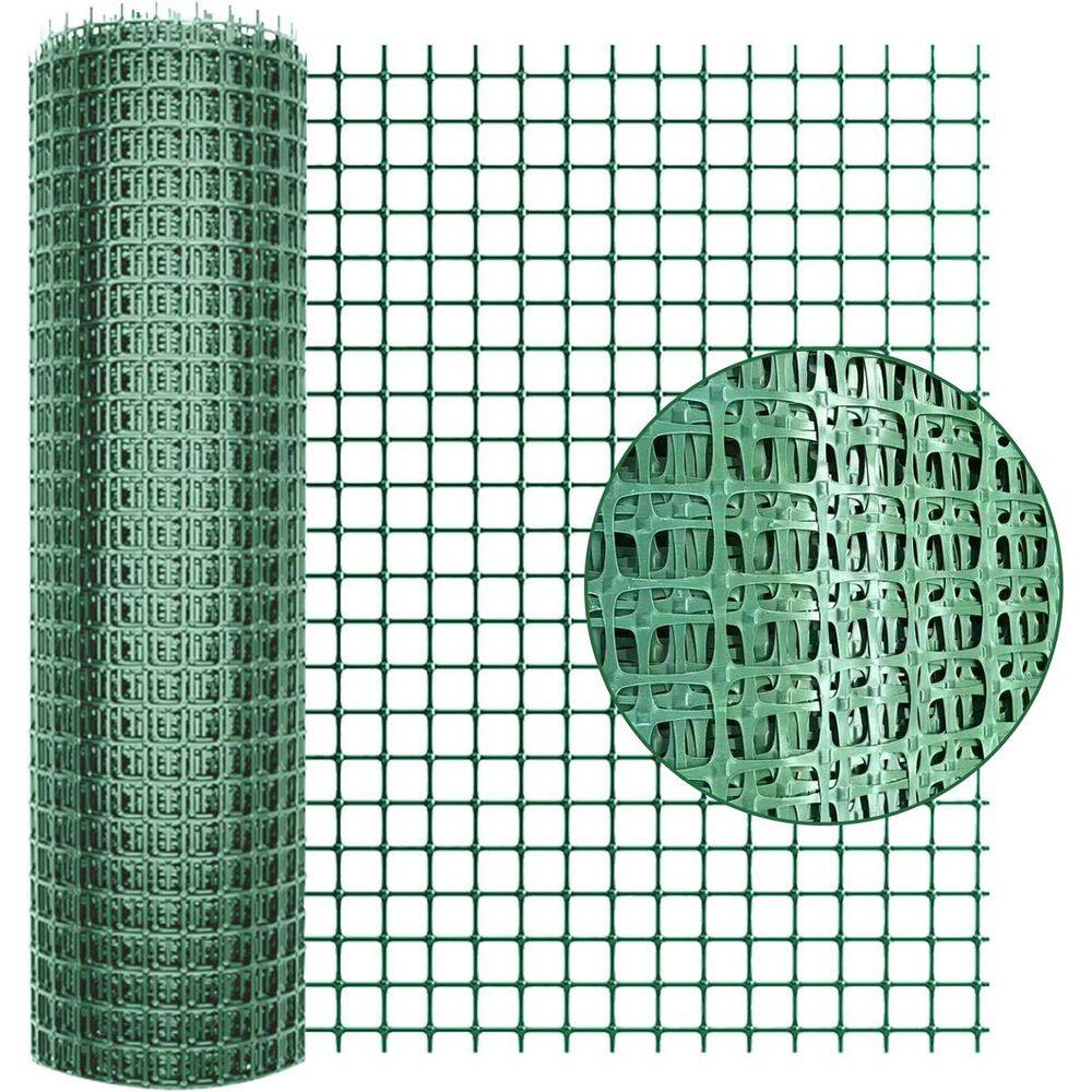 3.3 x 66 ft. Heavy Duty Outdoor Plastic Fence Animal Barrier Reusable Safety Netting for Garden Construction Green price history on PriceWatchPro