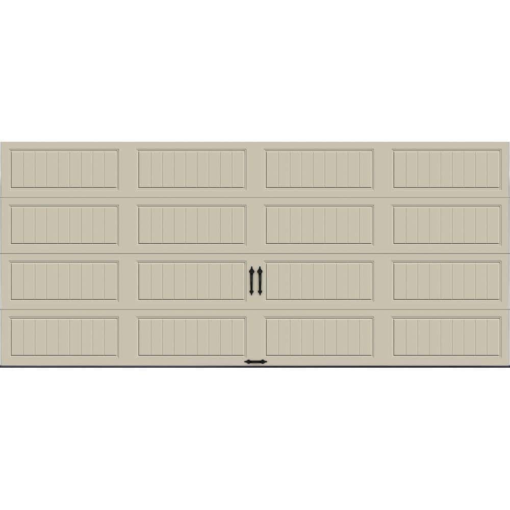 Clopay Gallery Collection 16 ft. x 7 ft. 6.5 RValue Insulated Solid