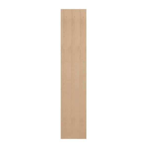 12 in. W x 60 in. H Wall Cabinet Bottom Cover End Panel in Unfinished for CLICKREADY Technology