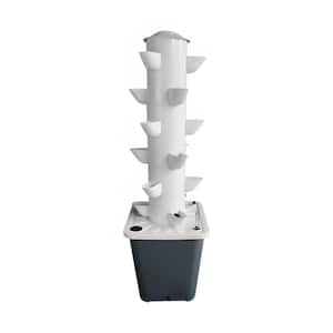 Standard Hydroponic Tower - 18 hole 6 Tier Kit Indoor Hydroponic Garden - Vertical Hydroponic Garden