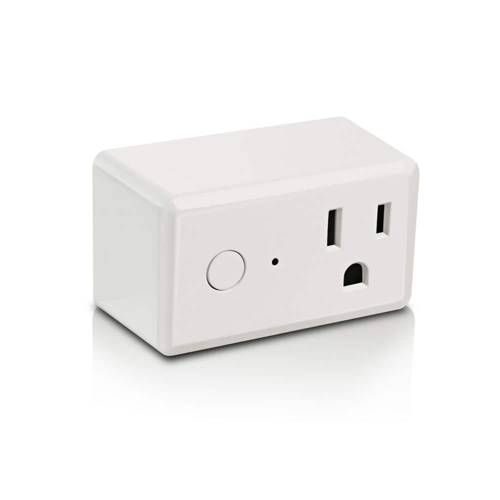  Amped AWP48W Wireless Wi-Fi Smart Plug, Compatible with   Alexa or Google Assistant (Sold Separately), White : Tools & Home  Improvement