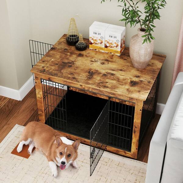 Gymax Dog Crate Furniture for Medium/Large Dogs 39'' Indoor Pet