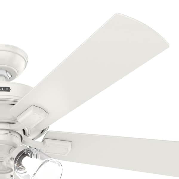 Hunter 4 Light White Spotlight Ceiling Fan Kit Shelly Lighting