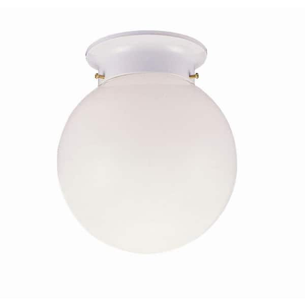 opal glass flush ceiling light