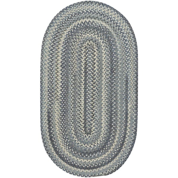 Capel Tooele Blue Jean 2 ft. x 4 ft. Oval Area Rug