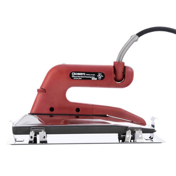 ROBERTS Deluxe Heat Bond Carpet Iron with Non-Stick, Grooved Base 