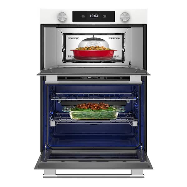 KitchenAid 5 cu. ft. Electric Wall Oven and Microwave Combo in