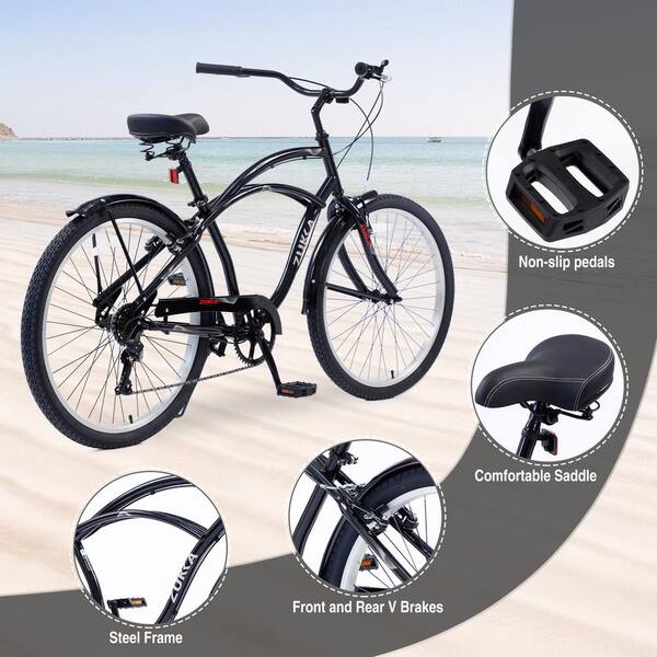 Bike size best sale chart cruiser