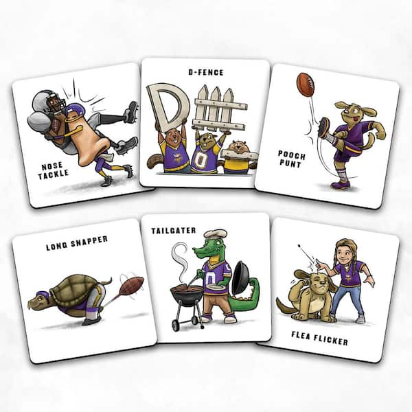 YouTheFan NFL Minnesota Vikings Licensed Memory Match Game 2501611 - The  Home Depot