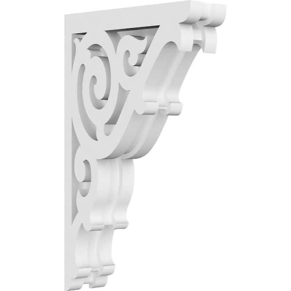 Ekena Millwork Athens 1.5 in. W x 10 in. H x 6 in. D Signature Urethane Polyurethane Corbel