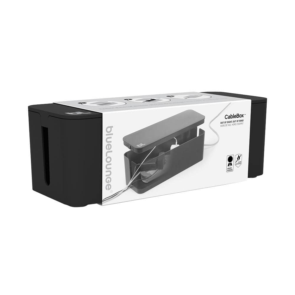 Bluelounge Cable Box, Black-CB-01-BL - The Home Depot