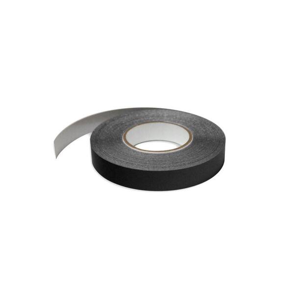 Ceilume 1 in. Wide x 100 ft. Long Roll Deco-Tape Black Self-Adhesive Decorative Grid Tape