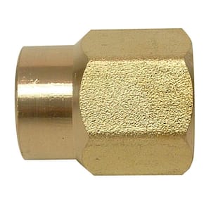 3/4 in. x 1/2 in. FIP Brass Reducing Coupling Fitting