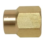 1/4 in. x 1/8 in. FIP Brass Reducing Coupling Fitting
