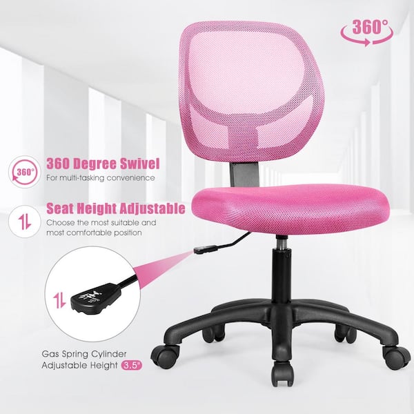 pink chair computer